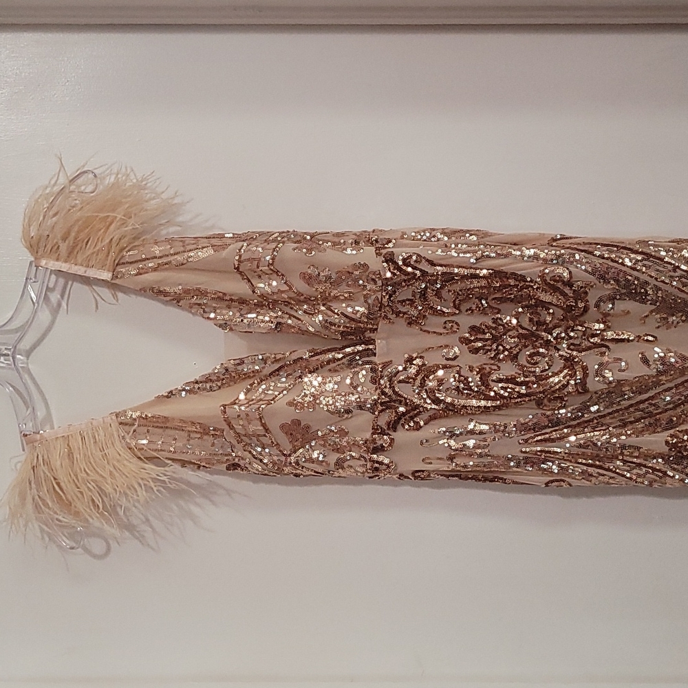 Gold dress
